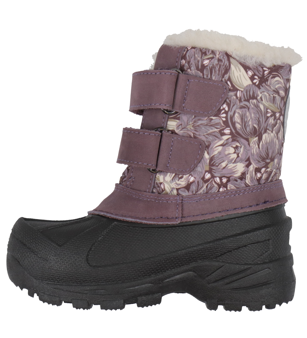 Wheat Winter Boots - Thy - Purple Tulips