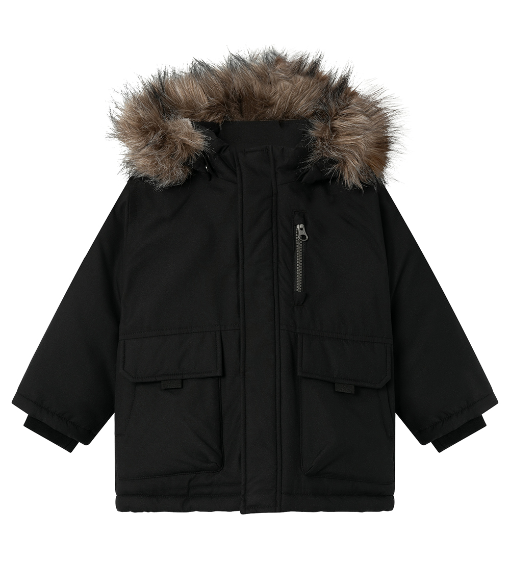 Name It Winter Coat - NmmMaster05 Parka - Black