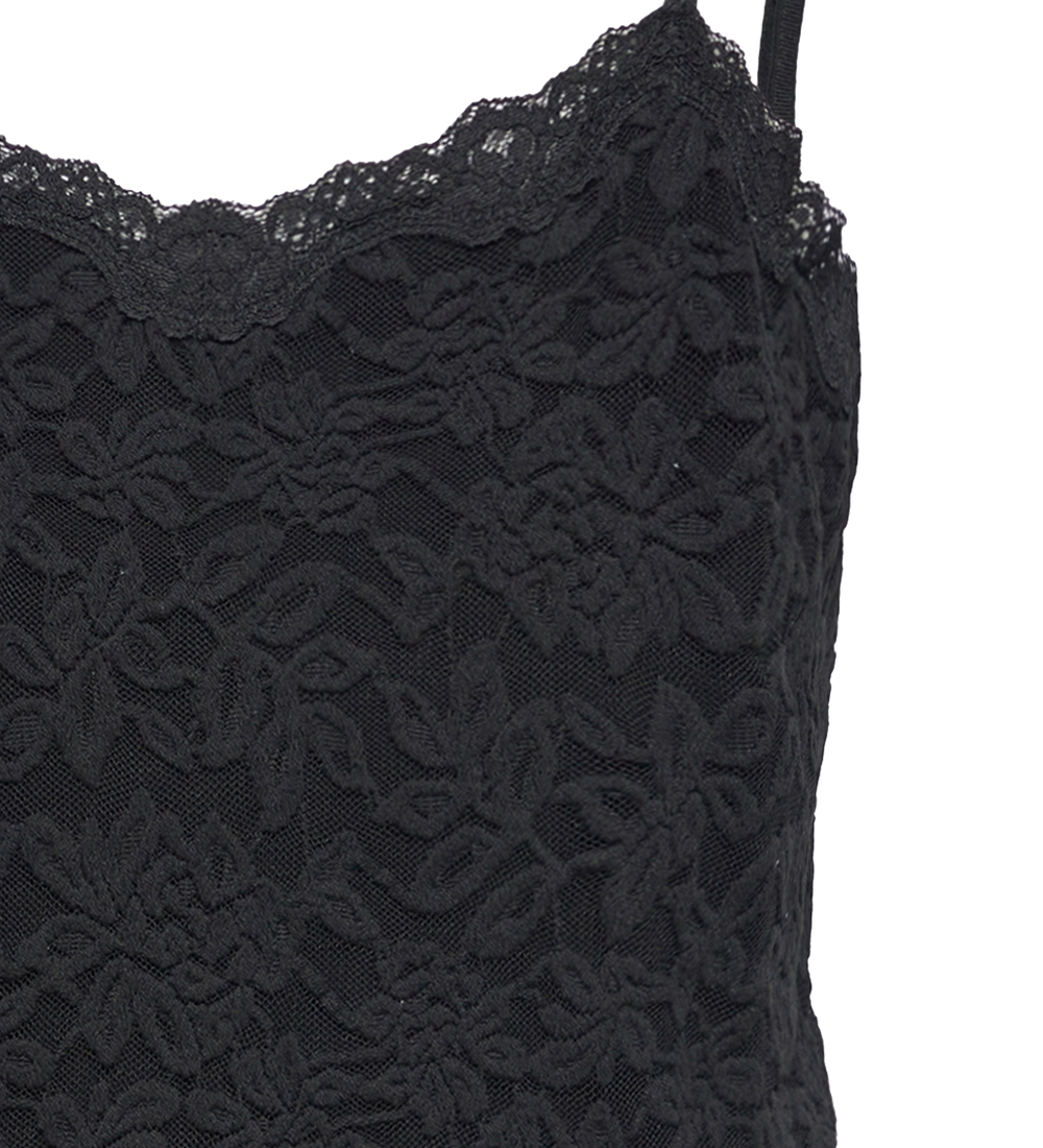 Rosemunde Top - Blonde Strap Top - Black