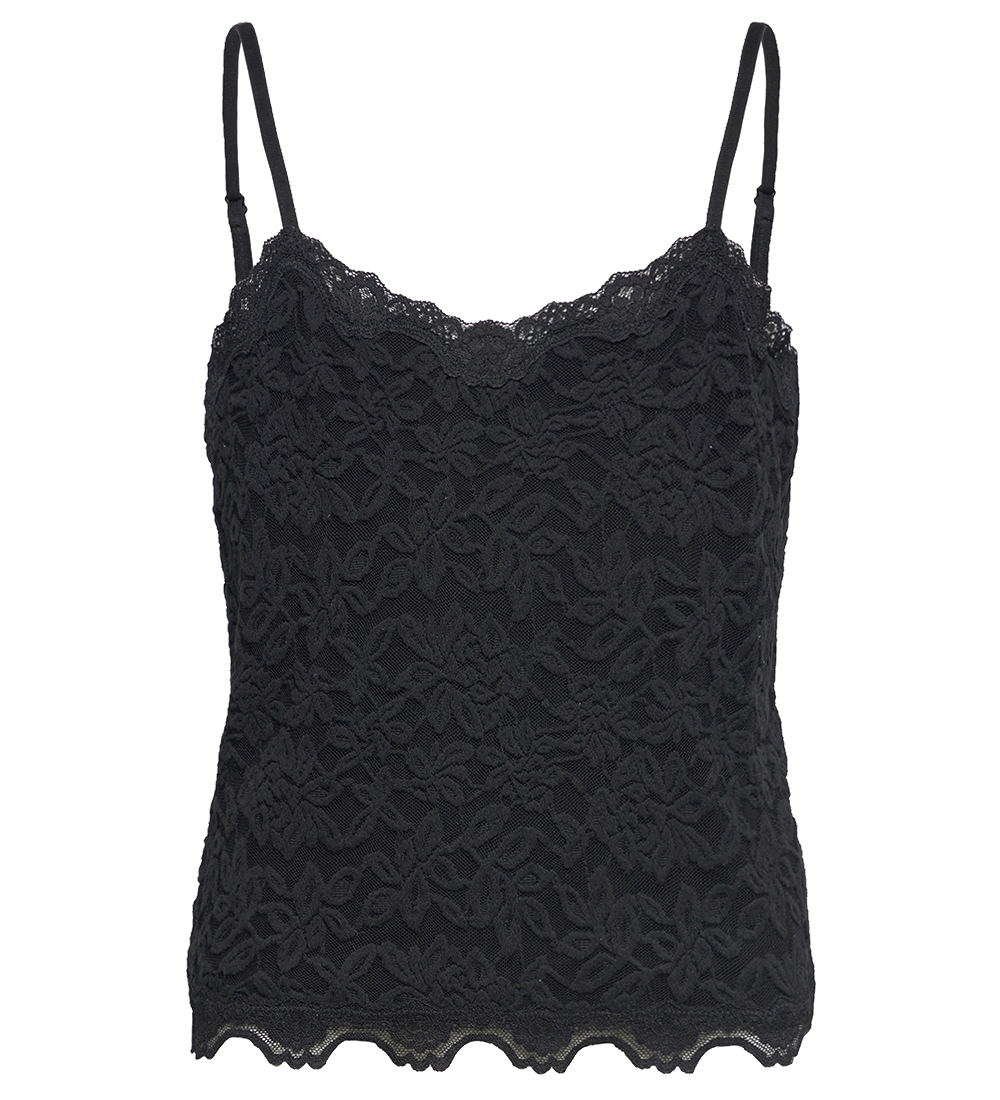 Rosemunde Top - Blonde Strap Top - Black