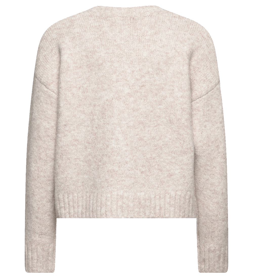 Rosemunde Blouse - Knitted - Wool - Oat Melange