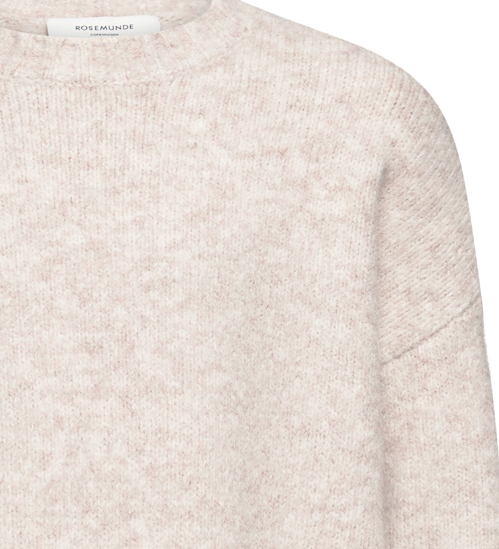 Rosemunde Blouse - Knitted - Wool - Oat Melange