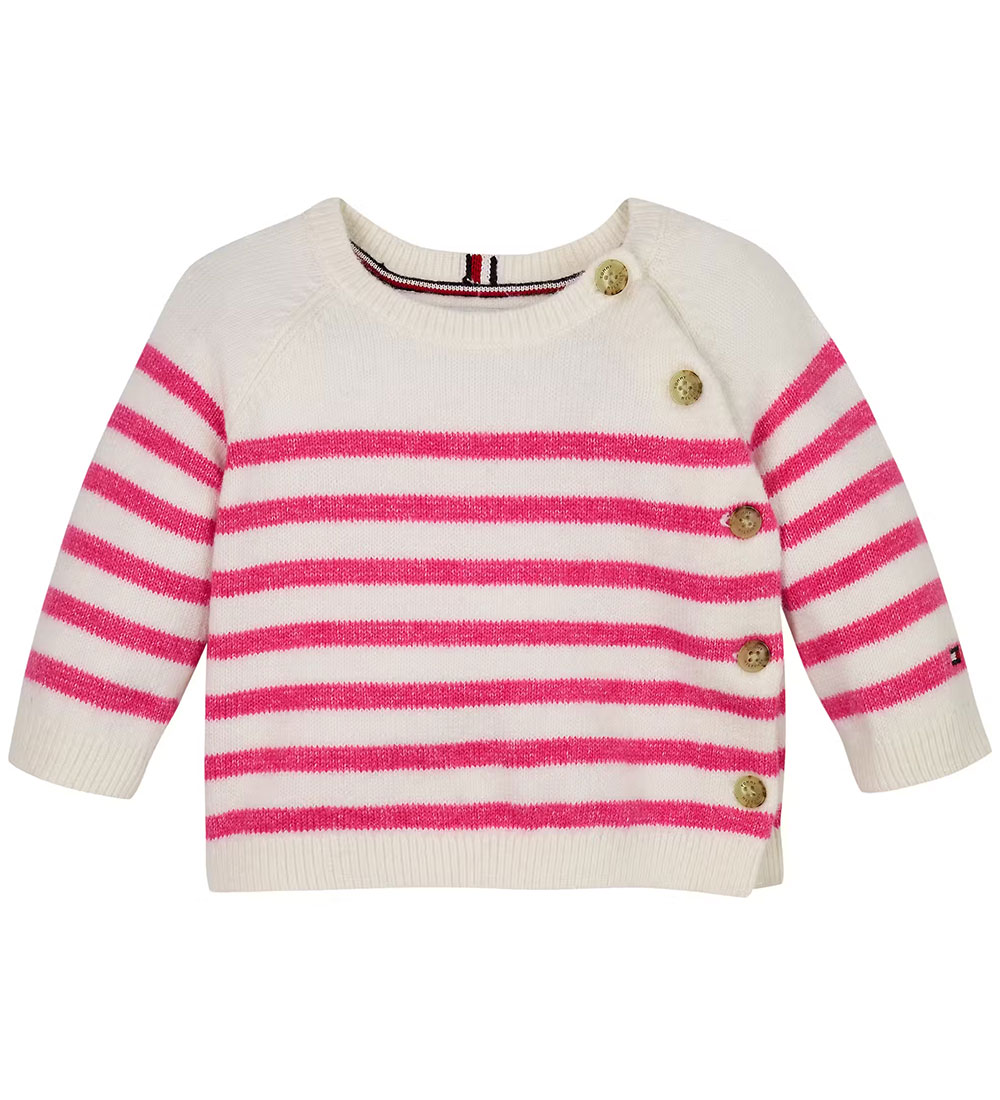 Tommy Hilfiger Set - Bluse/Hosen - Strick - Ivory Petal/Stripe