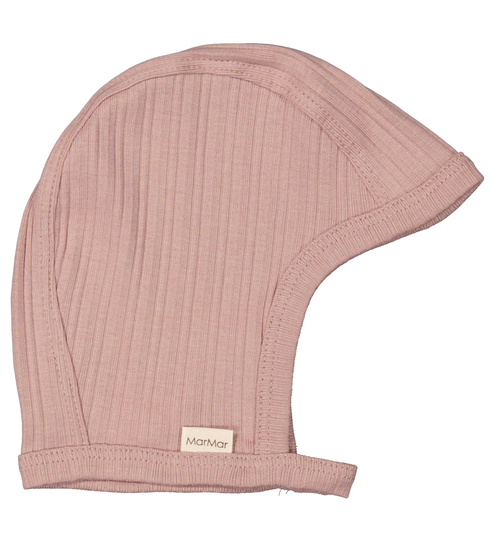 MarMar Ungbarnahúfa - Rib - Modal - Light Plum