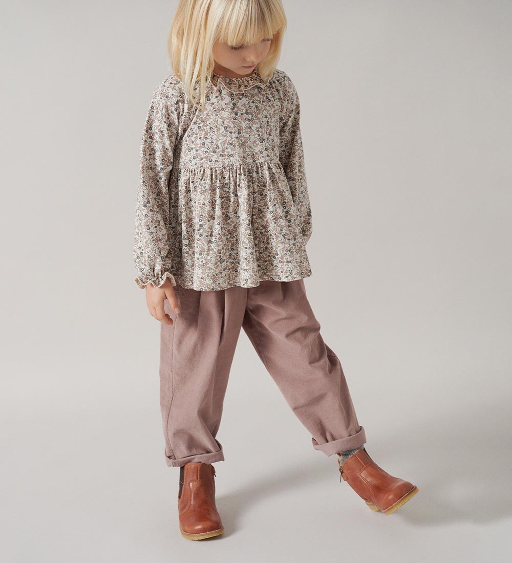 MarMar Trousers - Corduroy - Perlina - Dusty Mauve