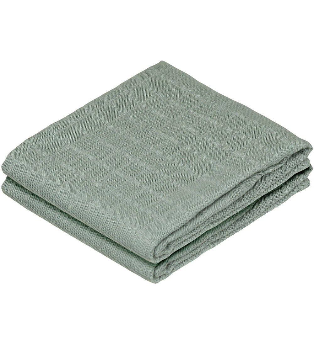 Cam Cam Muslin Cloths - 70x70 cm - 2-Pack - Ivy Green