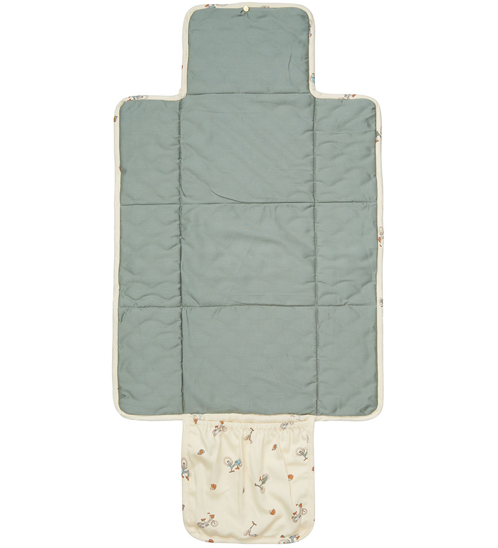 Cam Cam Ferða-skiptidýna - Quiltet - 70x44 cm - Reiðhjól