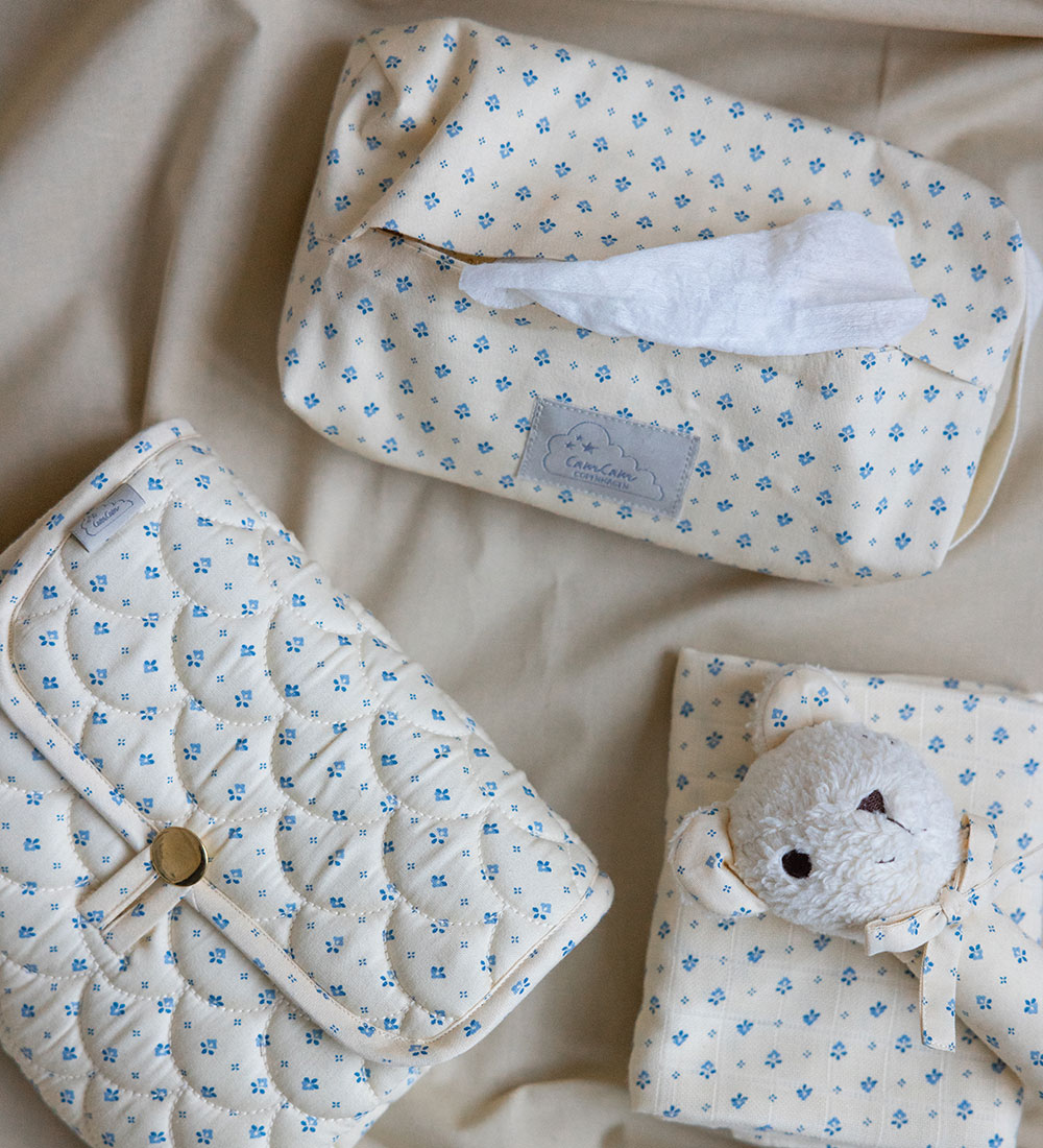 Cam Cam Wet Wipes Cover - 22x16.5x5 cm - Capri