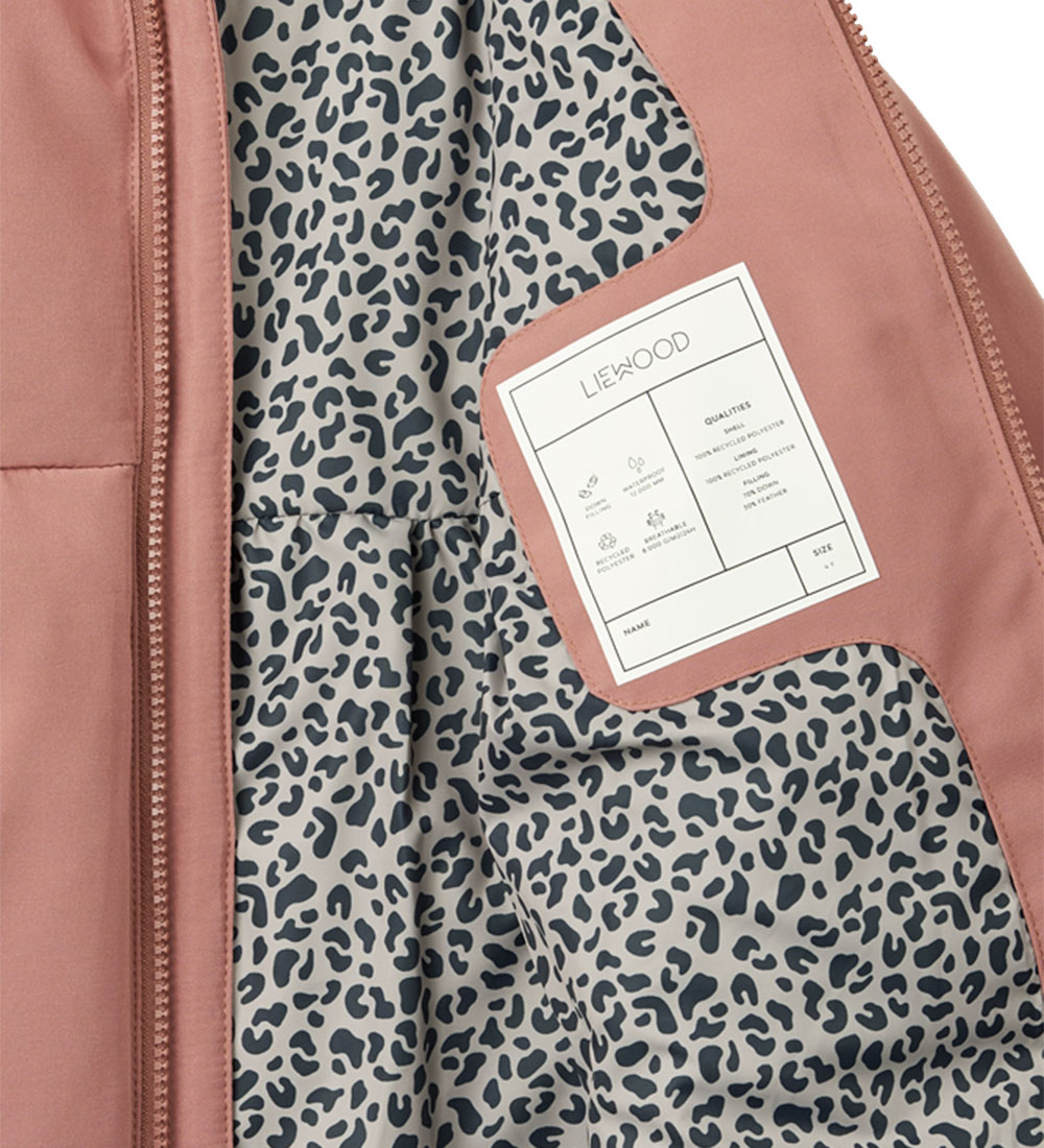 Liewood Puffer Jacket - Cosmos - Dark Rosetta w. Cherry