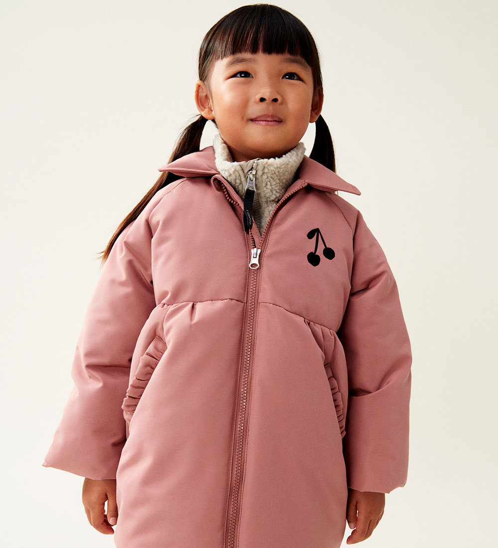 Liewood Puffer Jacket - Cosmos - Dark Rosetta w. Cherry