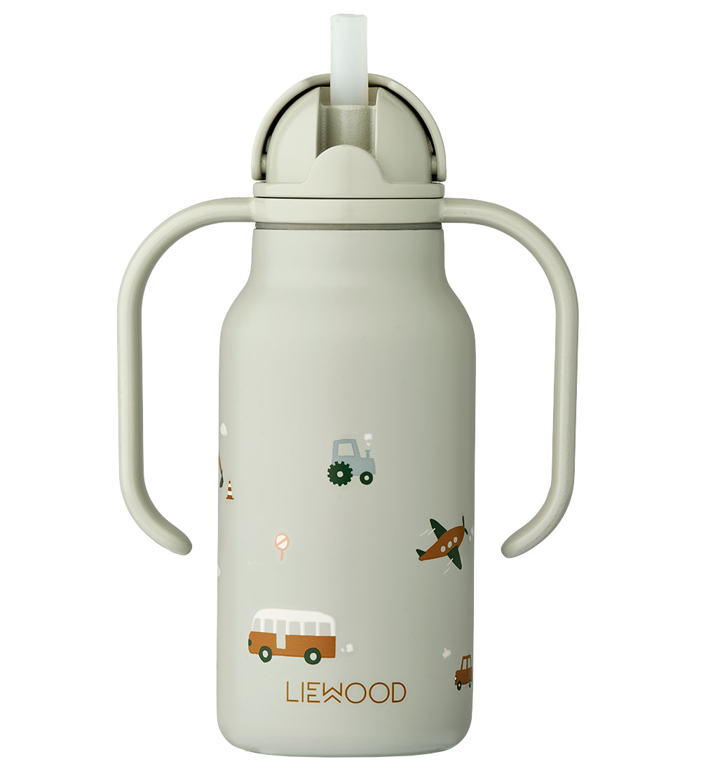 Liewood Vatnsflaska - Kimmie - 250 ml - Ökutæki/Dove Blue