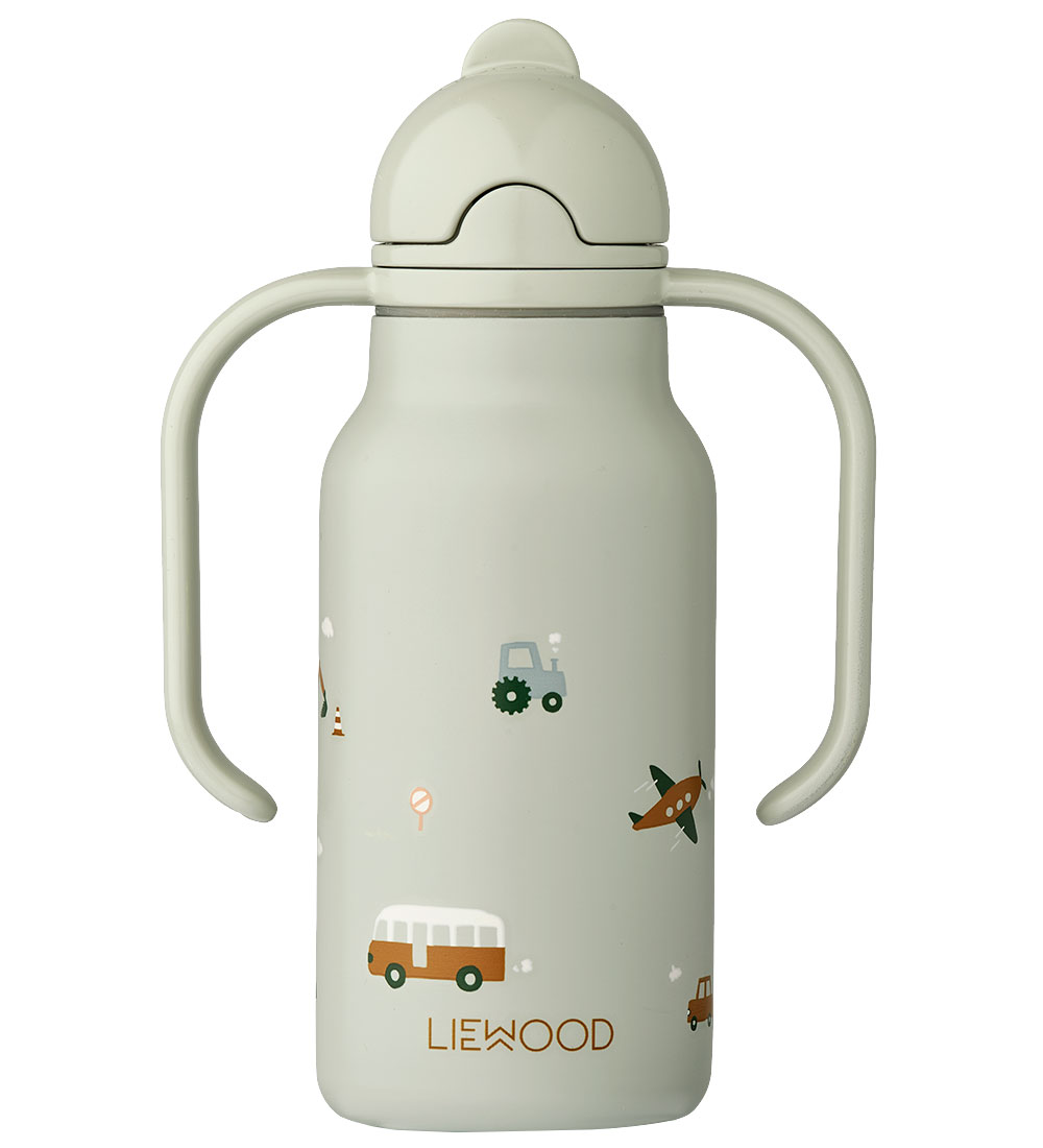 Liewood Vatnsflaska - Kimmie - 250 ml - Ökutæki/Dove Blue