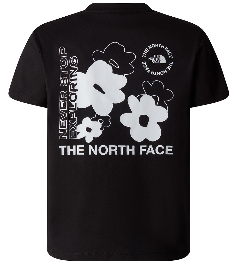 The North Face T-Shirt - Flower Grafik - Schwarz