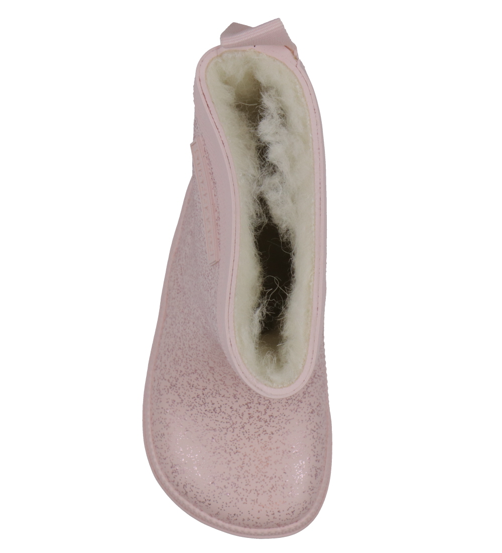 Bundgaard Fodrade gummistövlar - Charly High Warm - Rose Sparkle