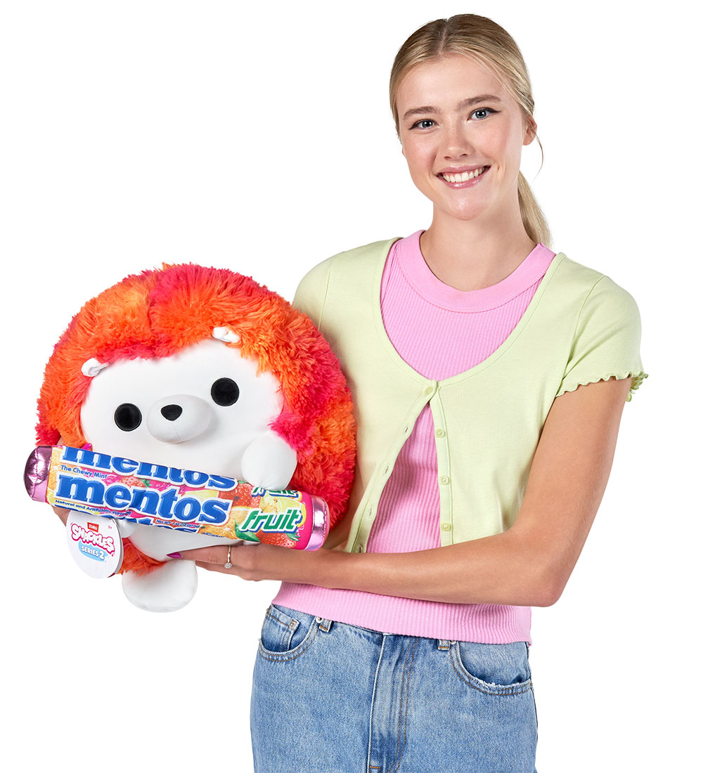 Snackles Soft Toy - 35 cm - Heidi the hedgehog w. Mentos