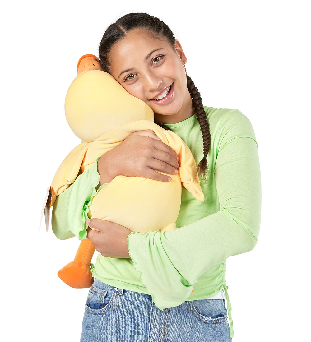 Hug A Lumps Soft Toy w. Weight - 50 cm - Duck - Bailey