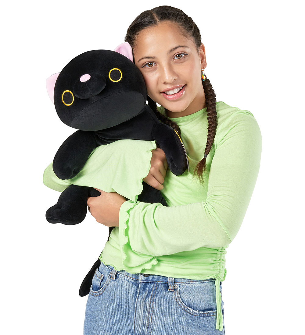 Hug A Lumps Soft Toy w. Weight - 40 cm - Cat - Luna
