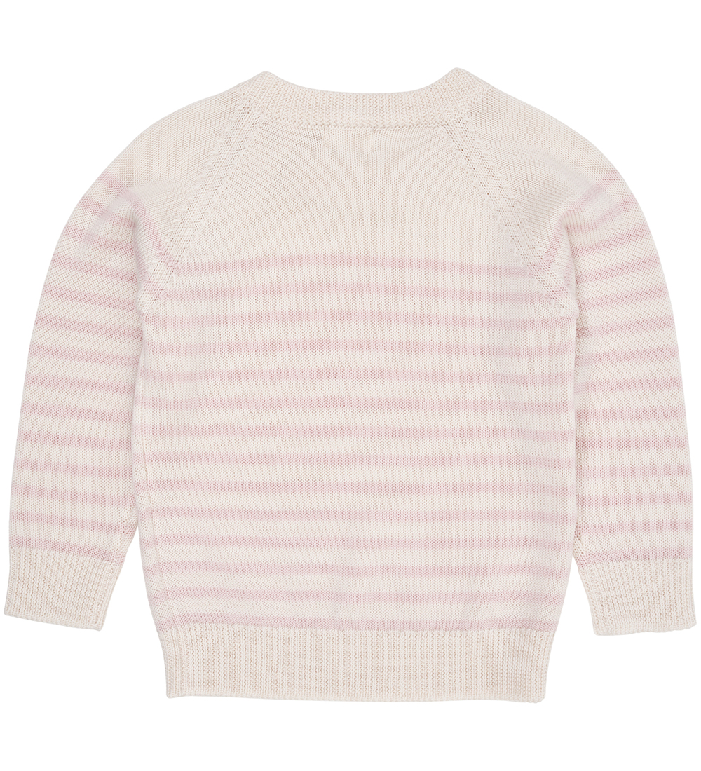 Copenhagen Colors Blouse - Wool - Knitted - Cream/Dusty Rose Str