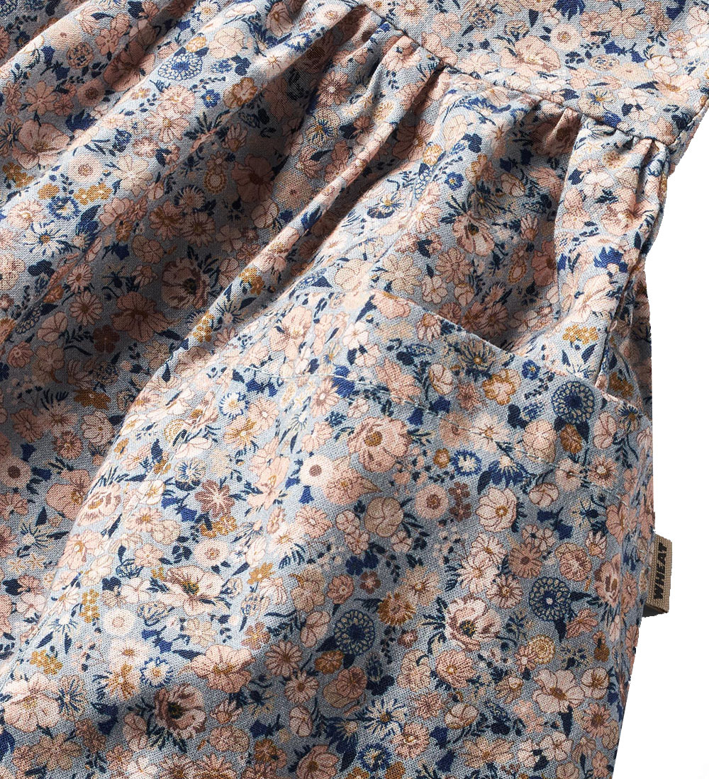 Wheat Dress - Aima - Cloudy Wild Flowers