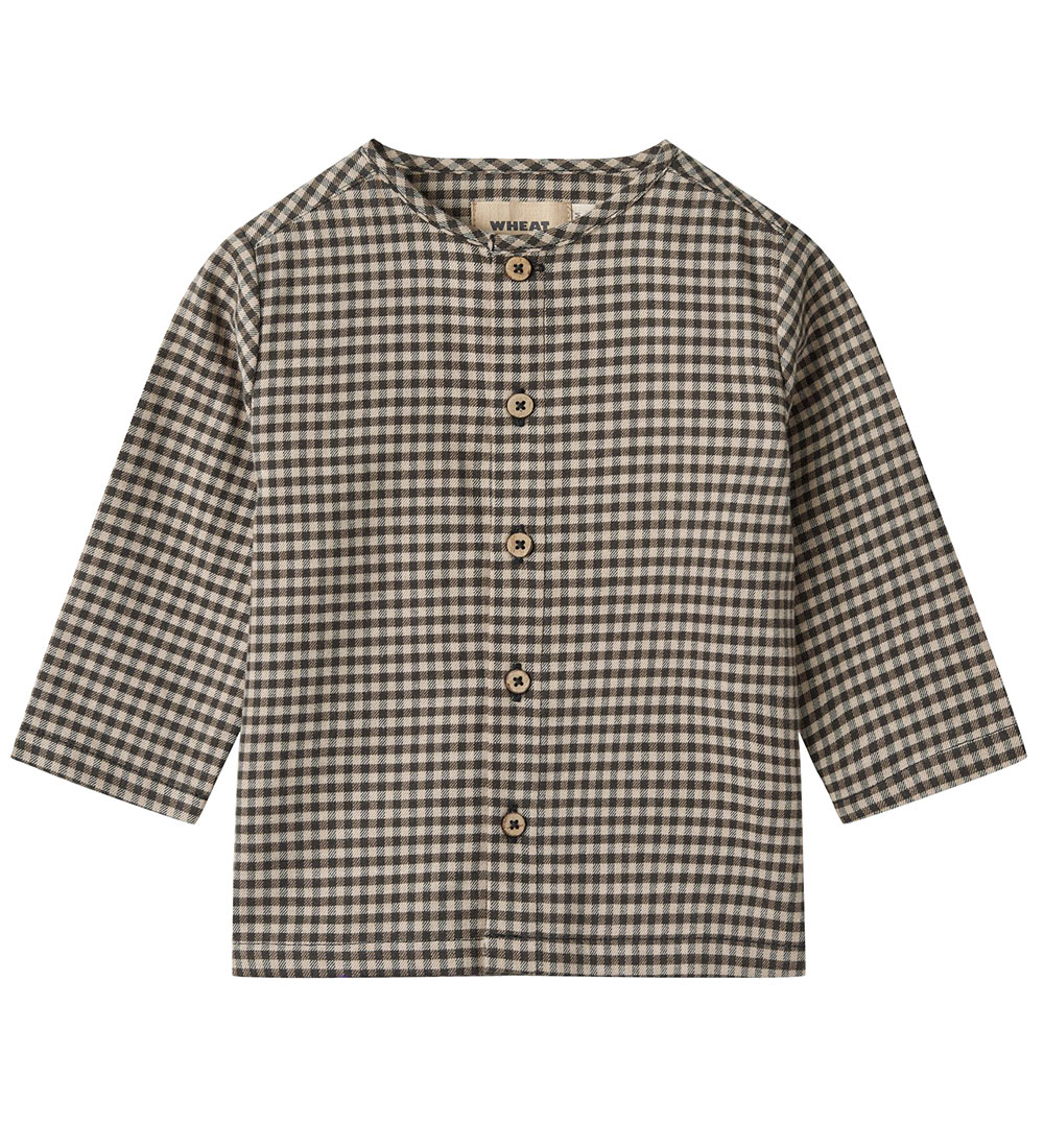 Wheat Shirt - Shelby - Raven Check