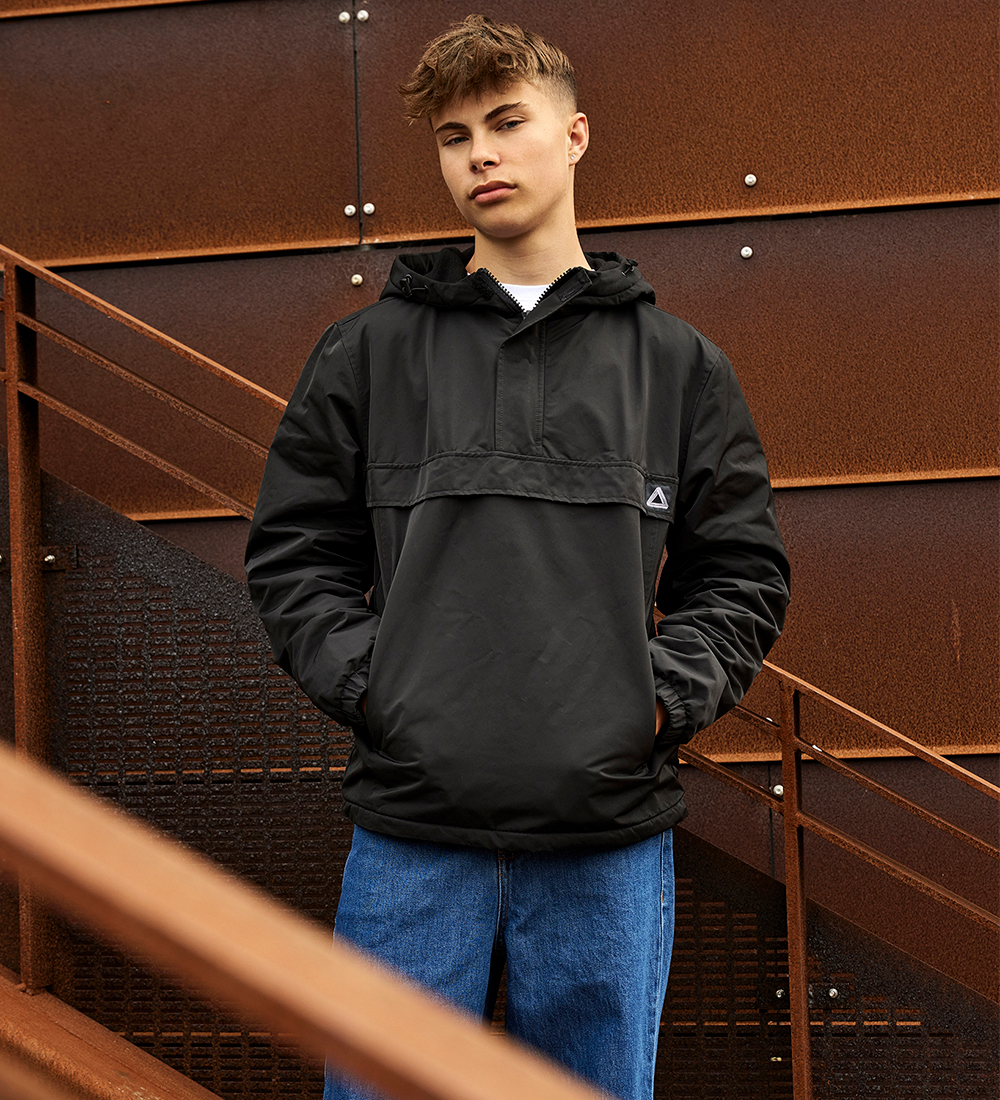 Hound Jacke - Windbreaker Pullover - Schwarz