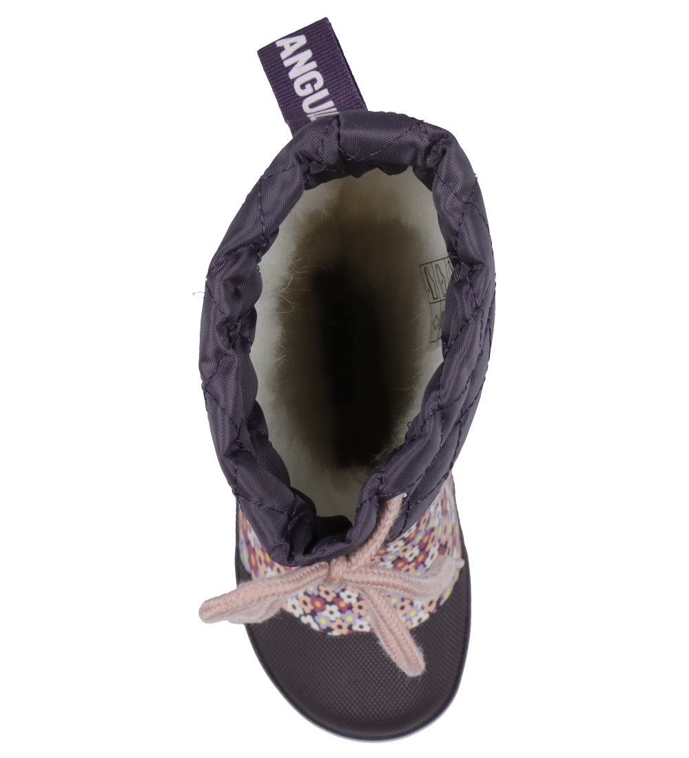 Angulus Thermo Boots w. Wool lining - Flowers