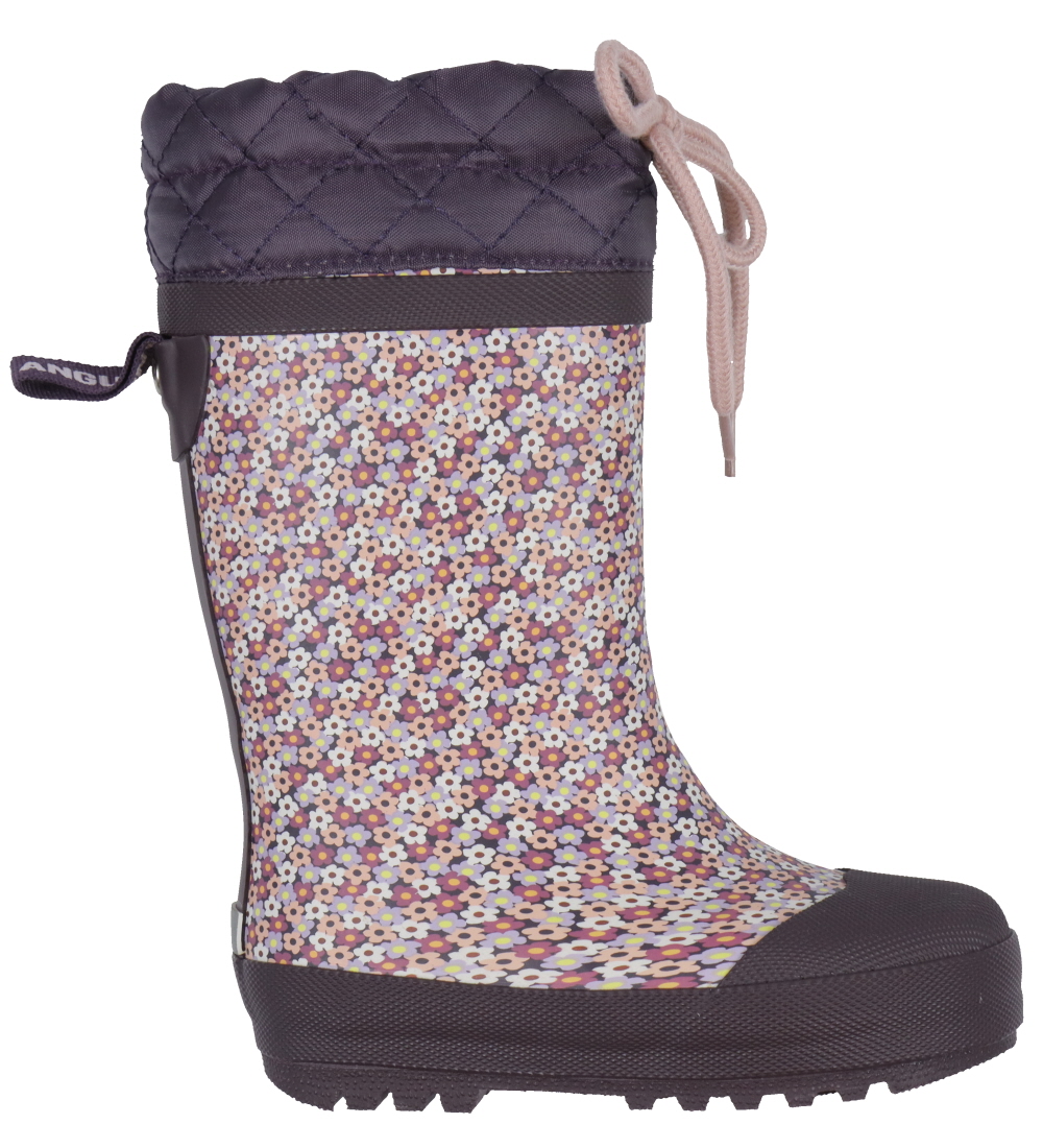 Angulus Thermo Boots w. Wool lining - Flowers