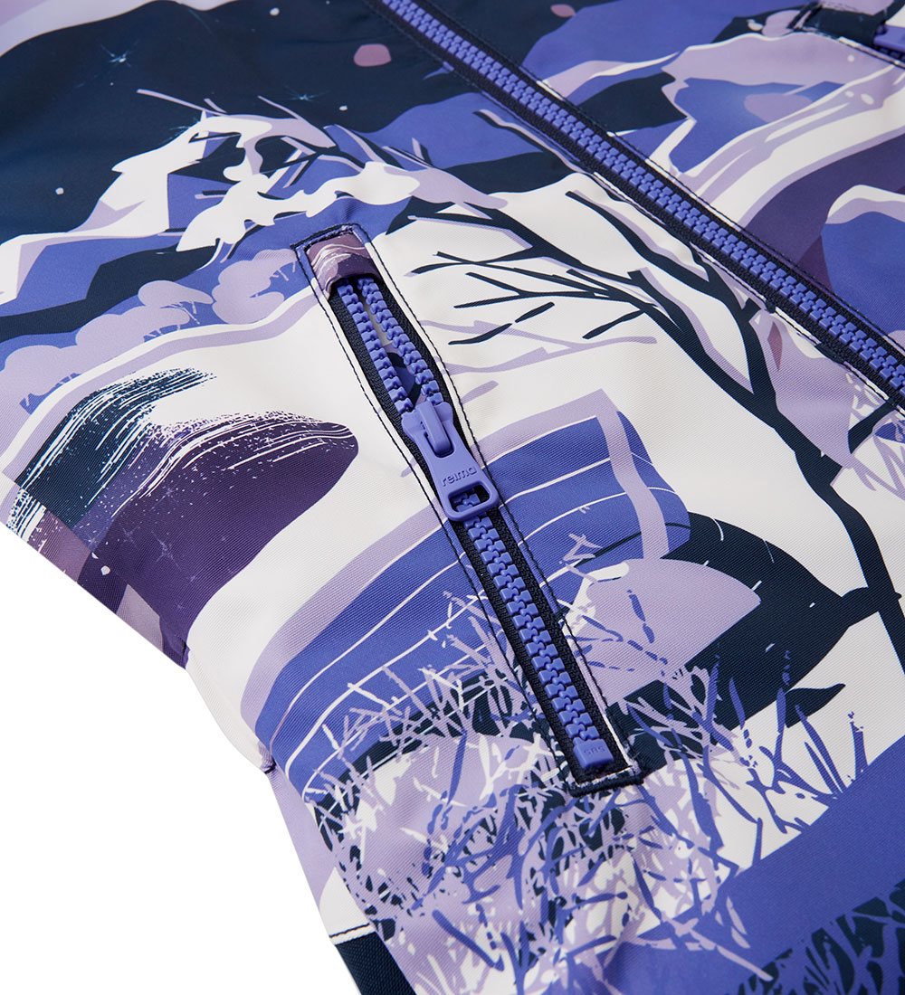 Reima Snowsuit - Kurikka - Breezy Violet w. Print