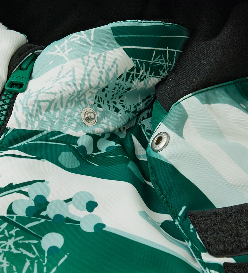 Reima Snowsuit - Kurikka - Deeper Green w. Print