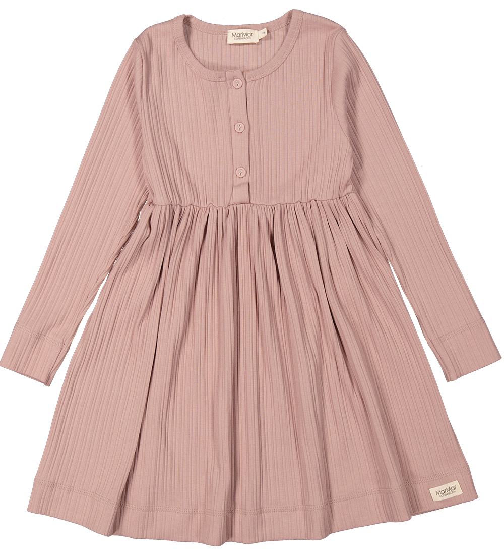 MarMar Jurk - Rib - Modaal - Dima - Light Plum