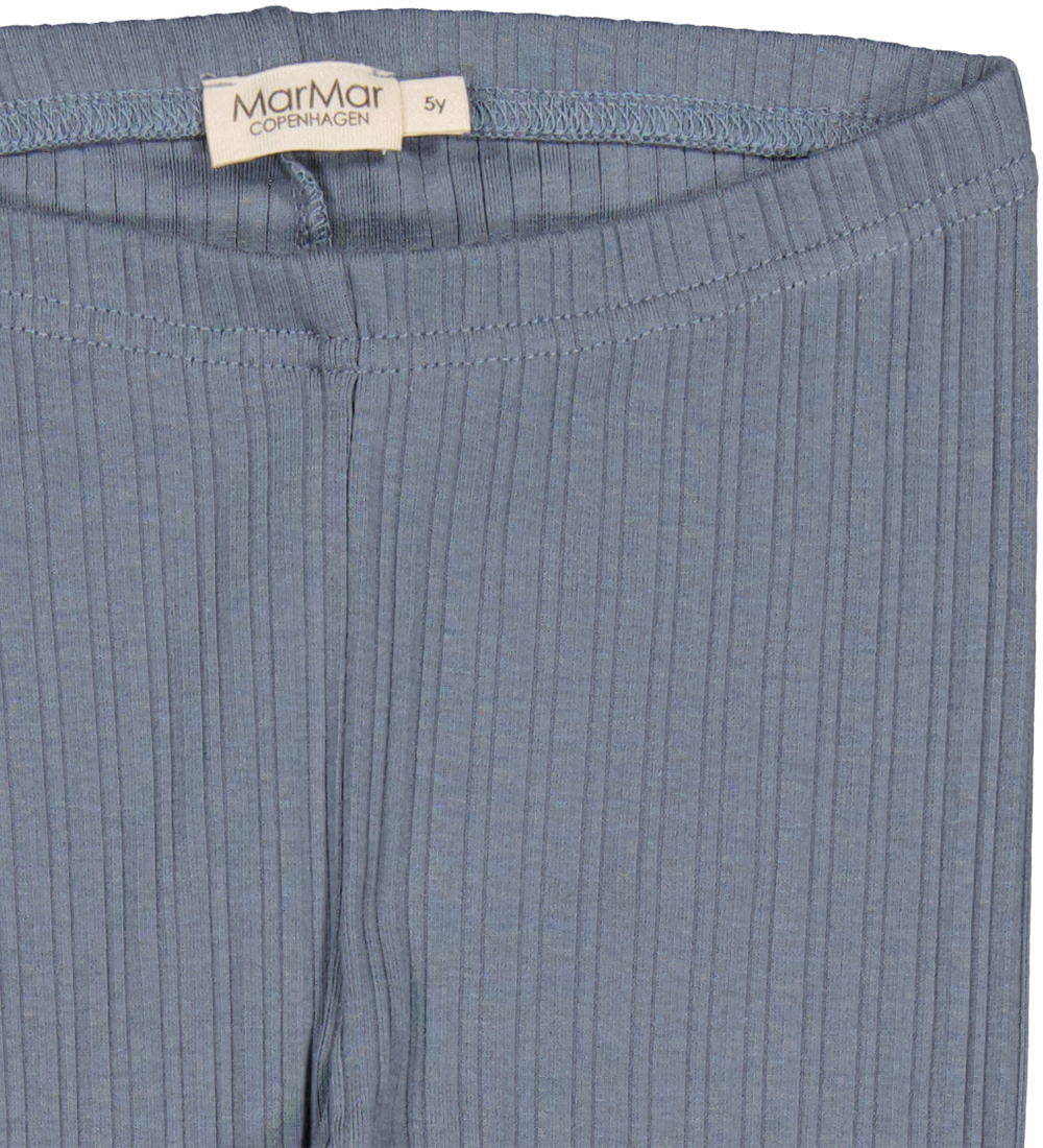 MarMar Leggings - Rib - Modal - Stürmisch Blue