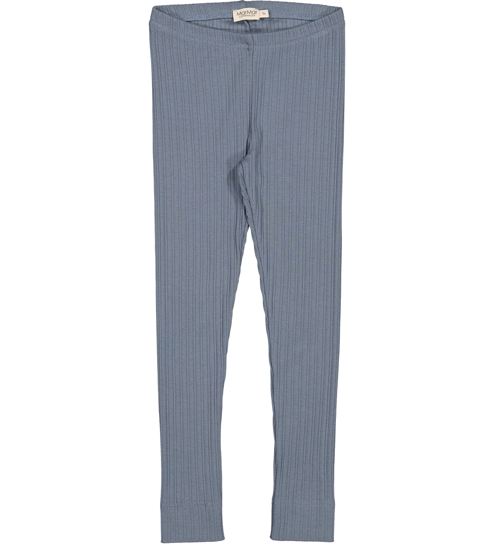 MarMar Leggings - Rib - Modal - Stürmisch Blue