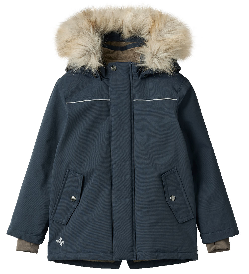 Wheat Winter Coat - Kasper Tech - Dark Blue