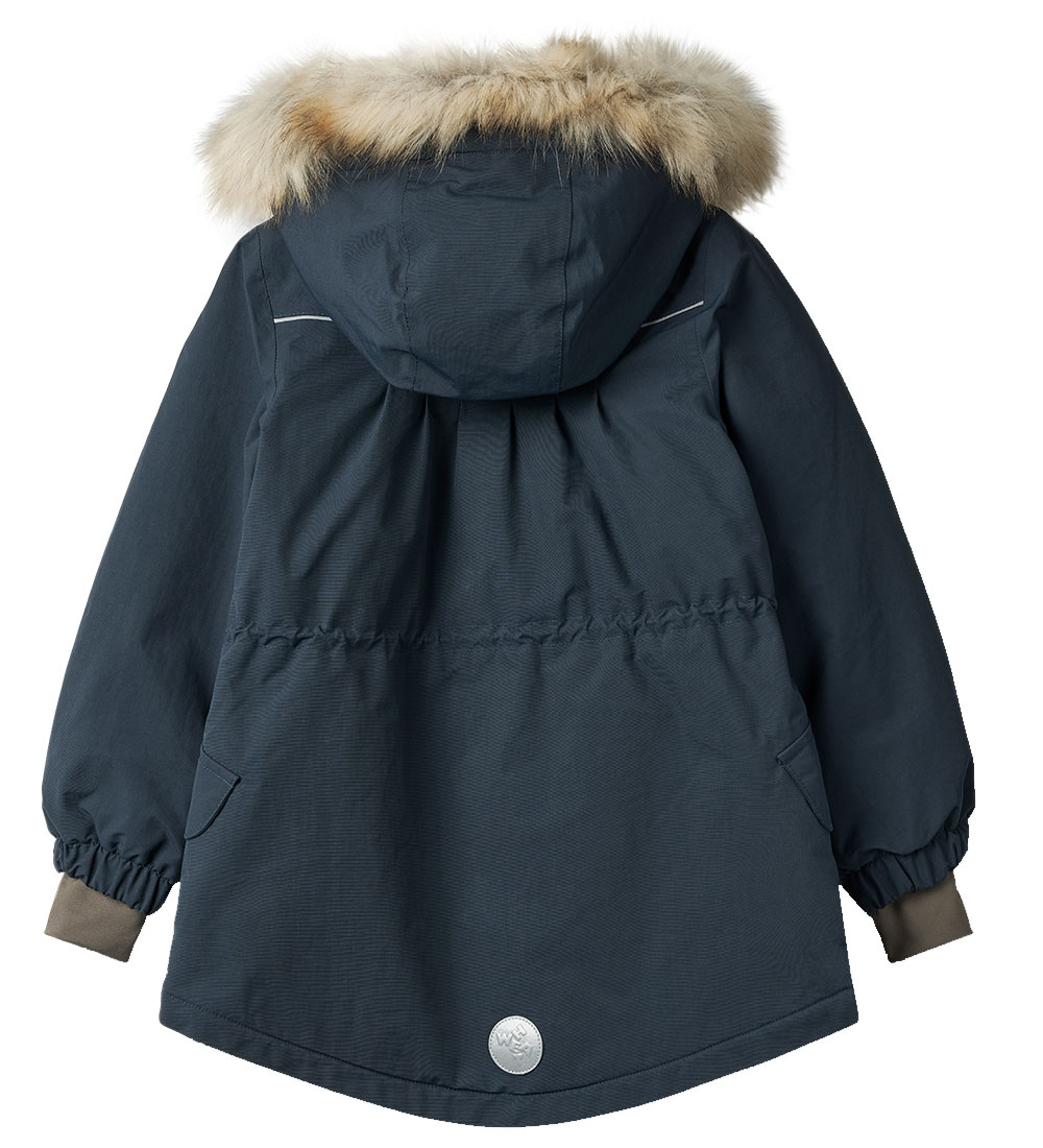 Wheat Winter Coat - Mathilde Tech - Dark Blue