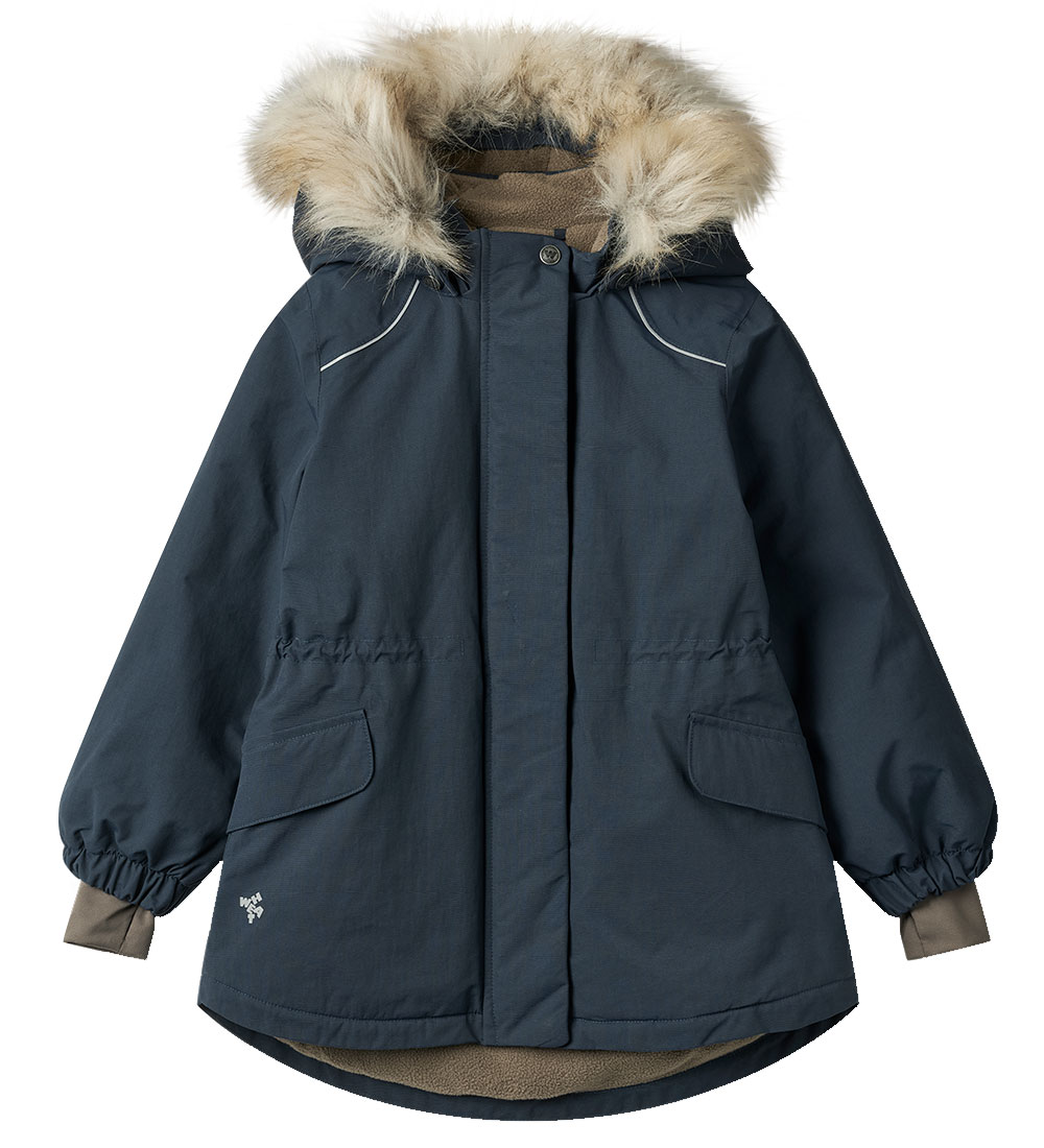 Wheat Winter Coat - Mathilde Tech - Dark Blue
