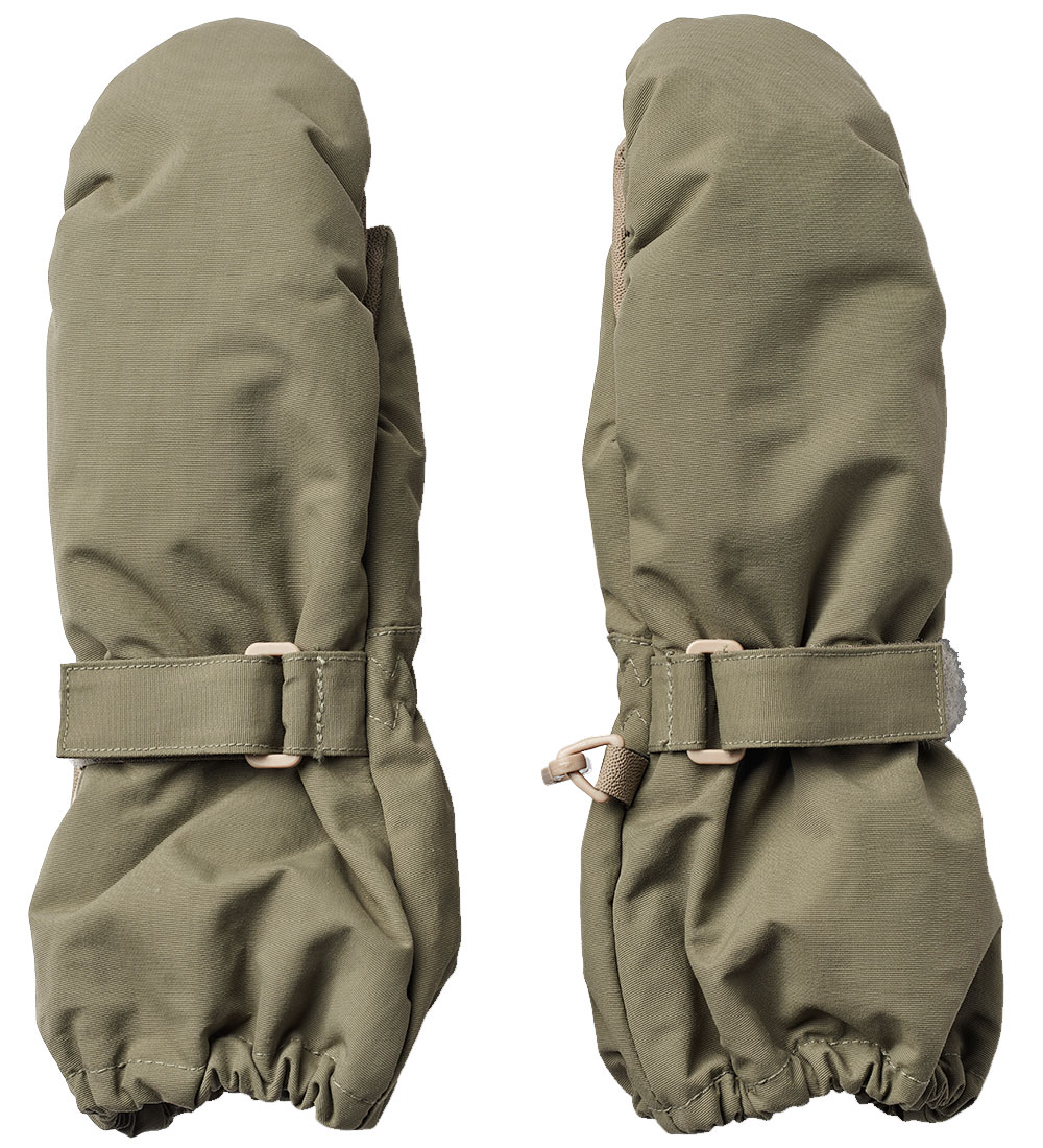 Wheat Mittens - Tech - Dry Leaves