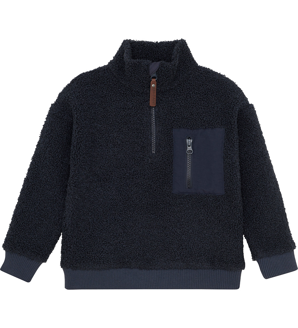 En Fant Fleece Jumper - Pullover Teddy - Parisian Night