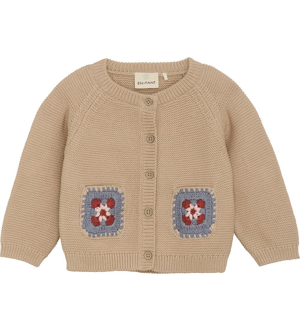 En Fant Cardigan - Knitted - Moonlight