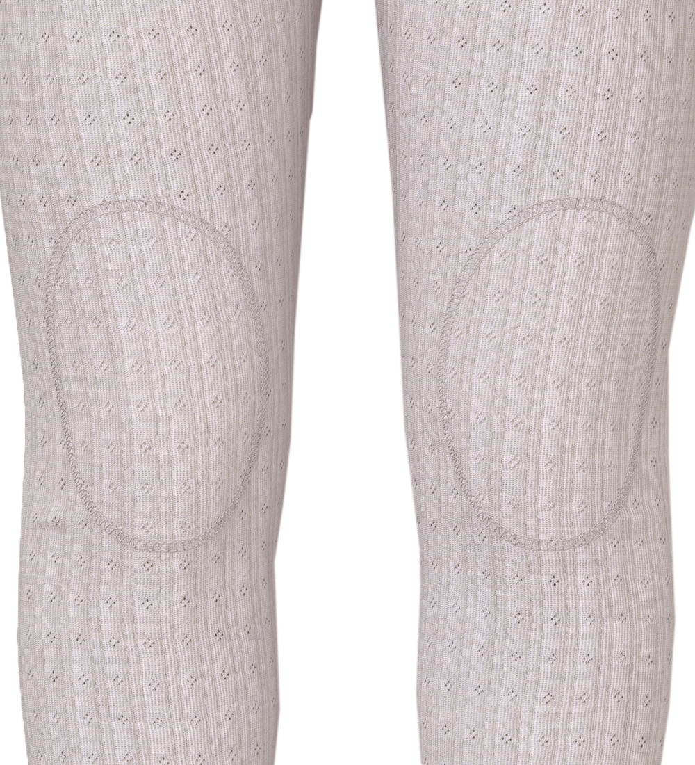 Name It Leggings - Wool - Rib - NmfWossa - Lilac Ash