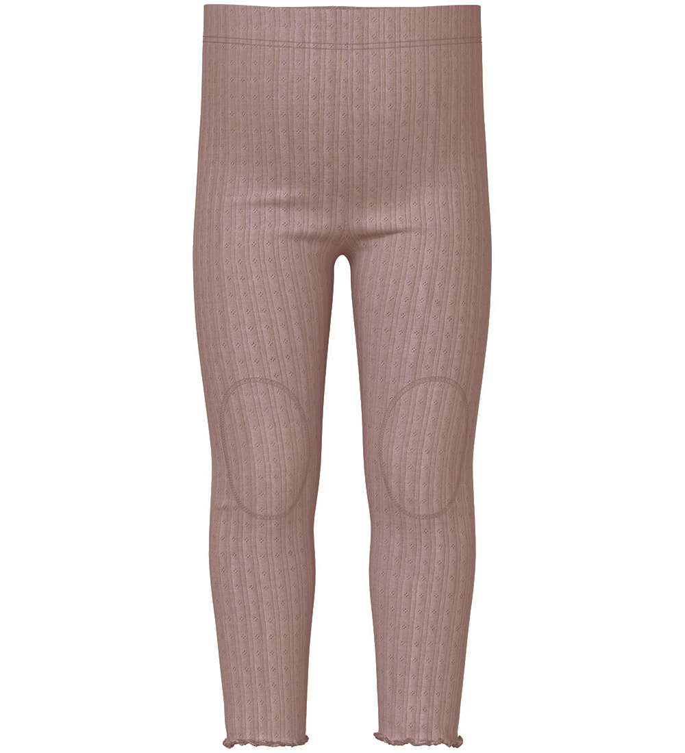 Name It Leggings - ull - Rib - NmfWossa - Purple Dove