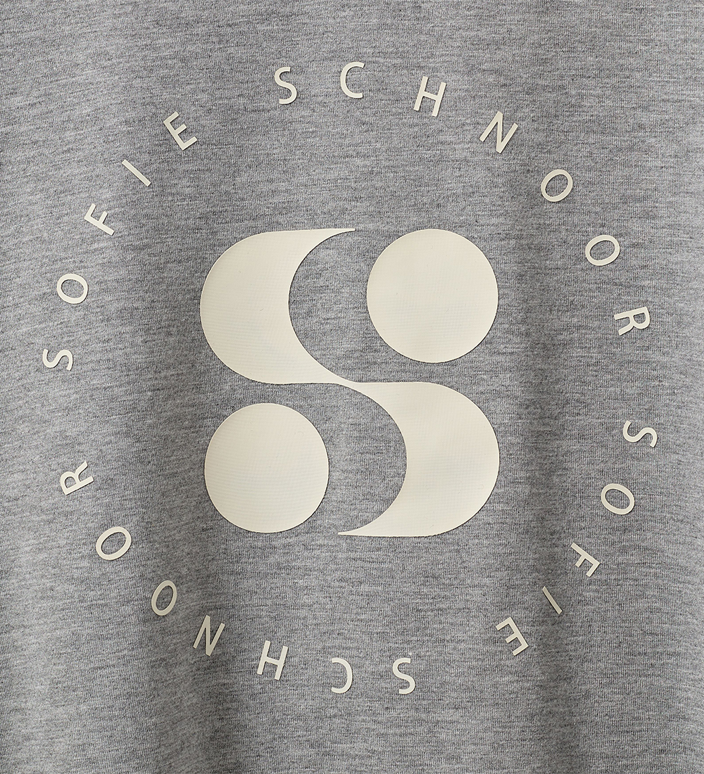 Sofie Schnoor Stuttermabolur - Grey Melange