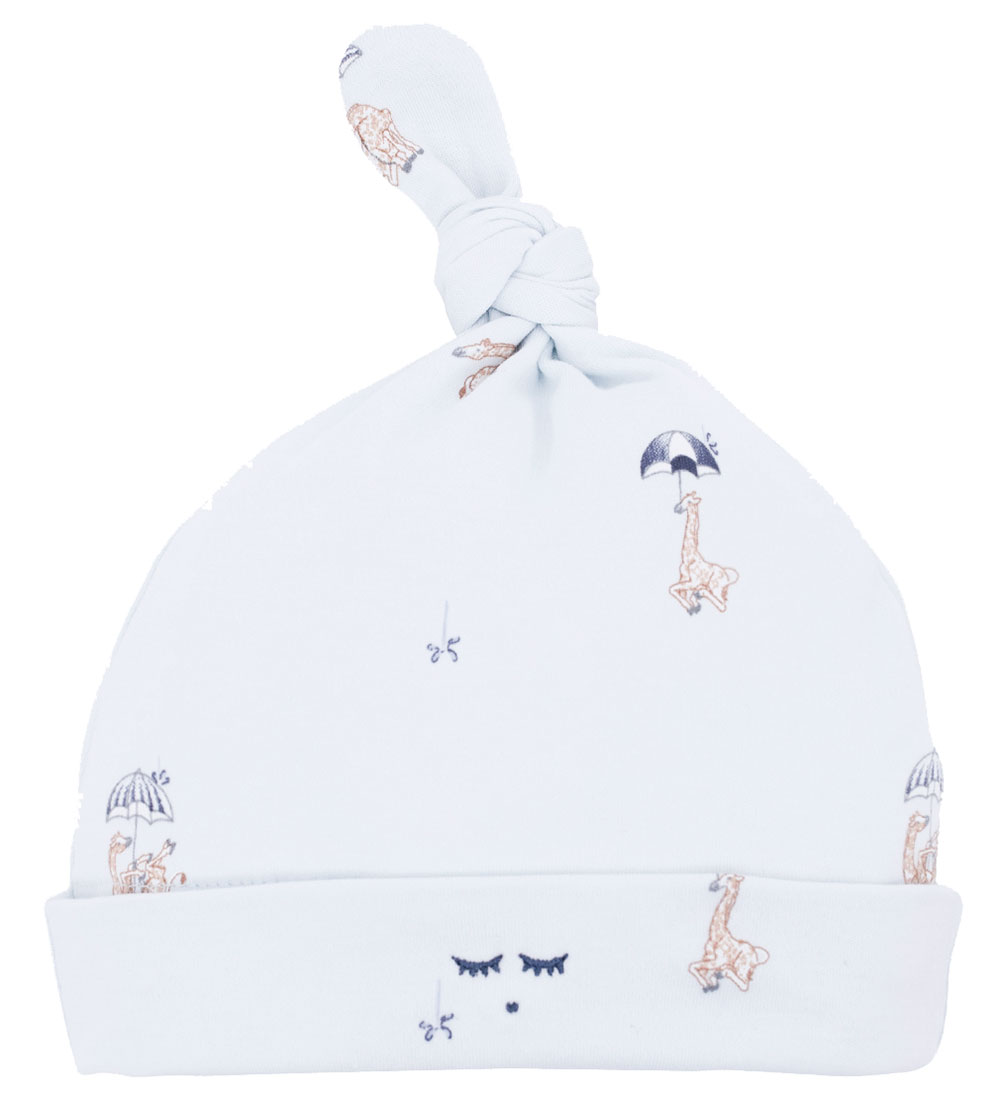 Livly Beanie - Tossie - Light Blue w. Giraffes