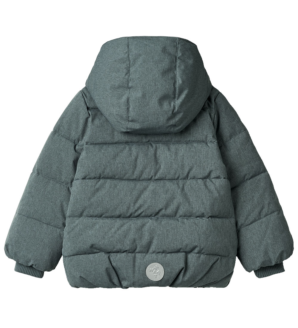 Wheat Puffer Jacket - Gael - Ink Melange