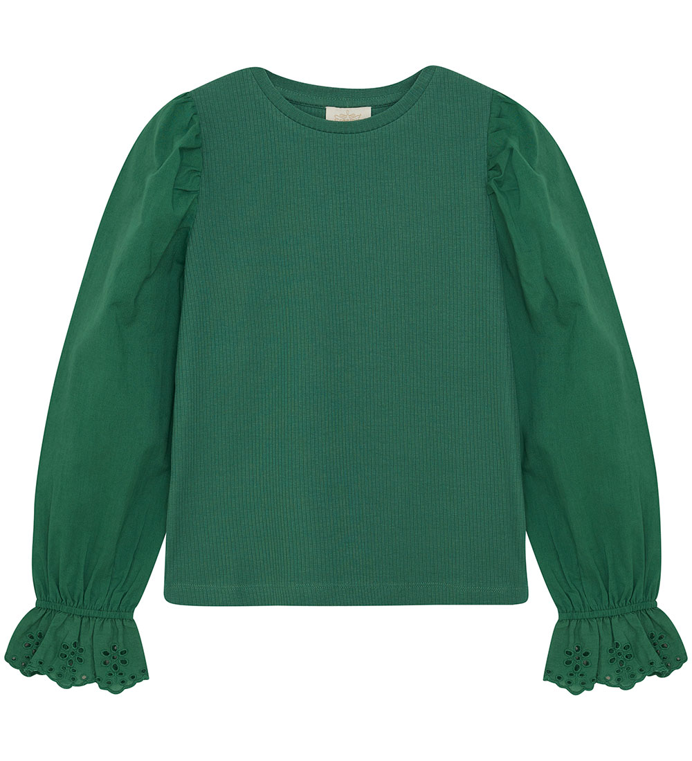 Creamie Blouse - Pine Green
