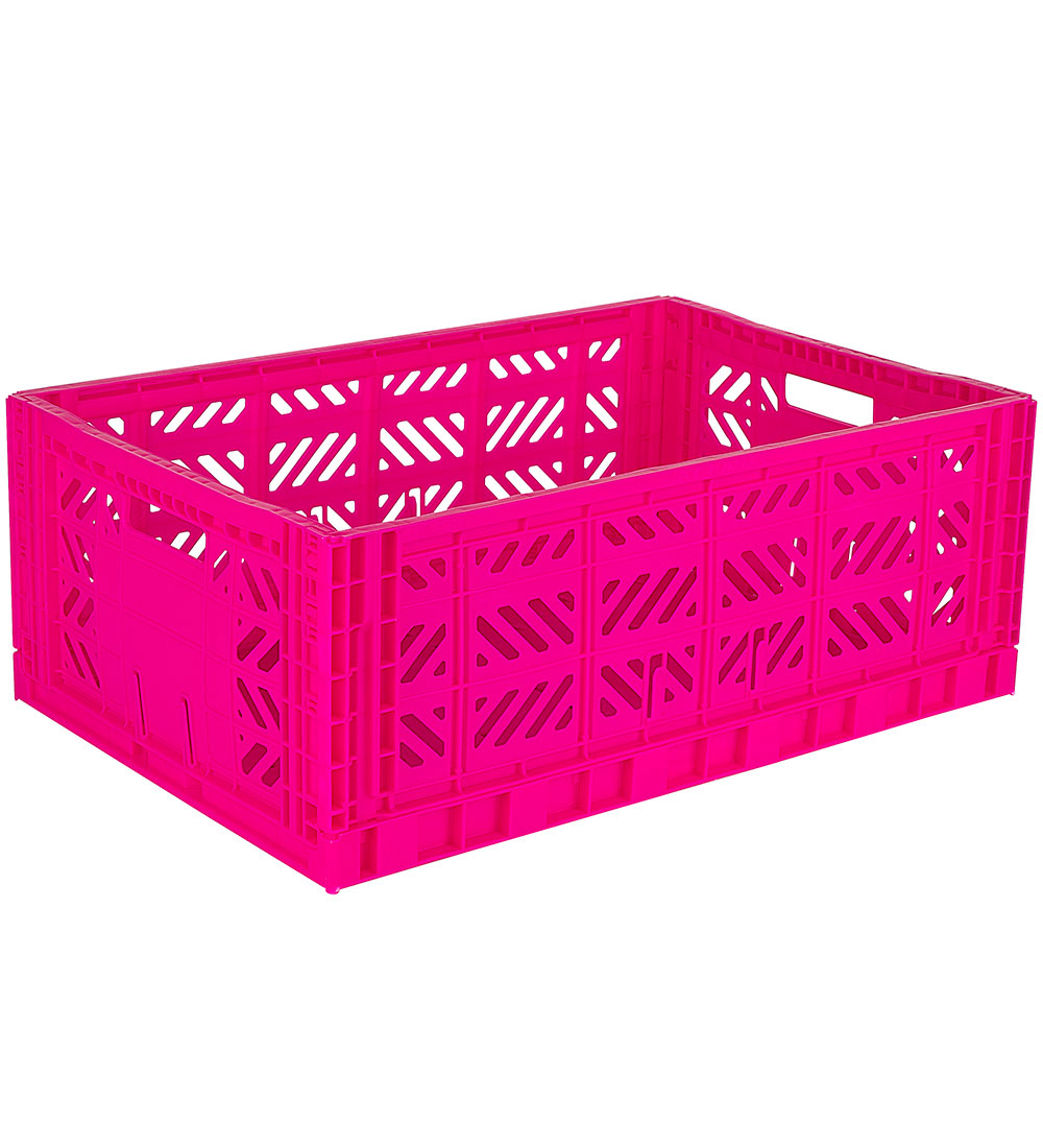 Aykasa Foldable Box - 60x40x22 cm - Maxi - Neon Pink