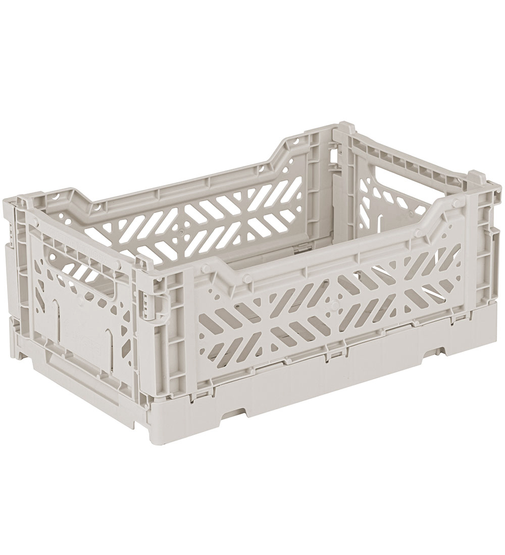 Aykasa Foldable Box - 27x17x11 cm - Mini - Light Gray