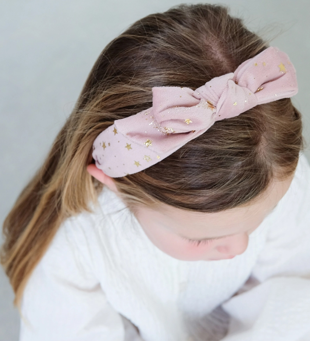 Bandeau à Cheveux Mimi & Lula - Pink Starry Swanlake