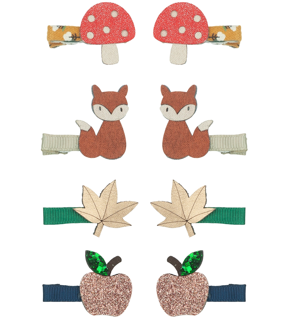 Mimi & Lula Hárklemma - 8 Pakki - 3 cm - Mini Autumn Forest