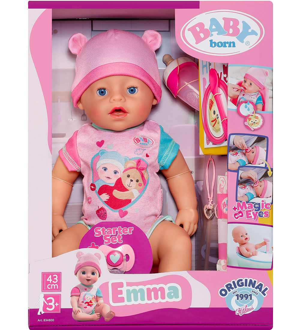 Baby Born Puppe - Emma - 43 cm - 10 Funktionen