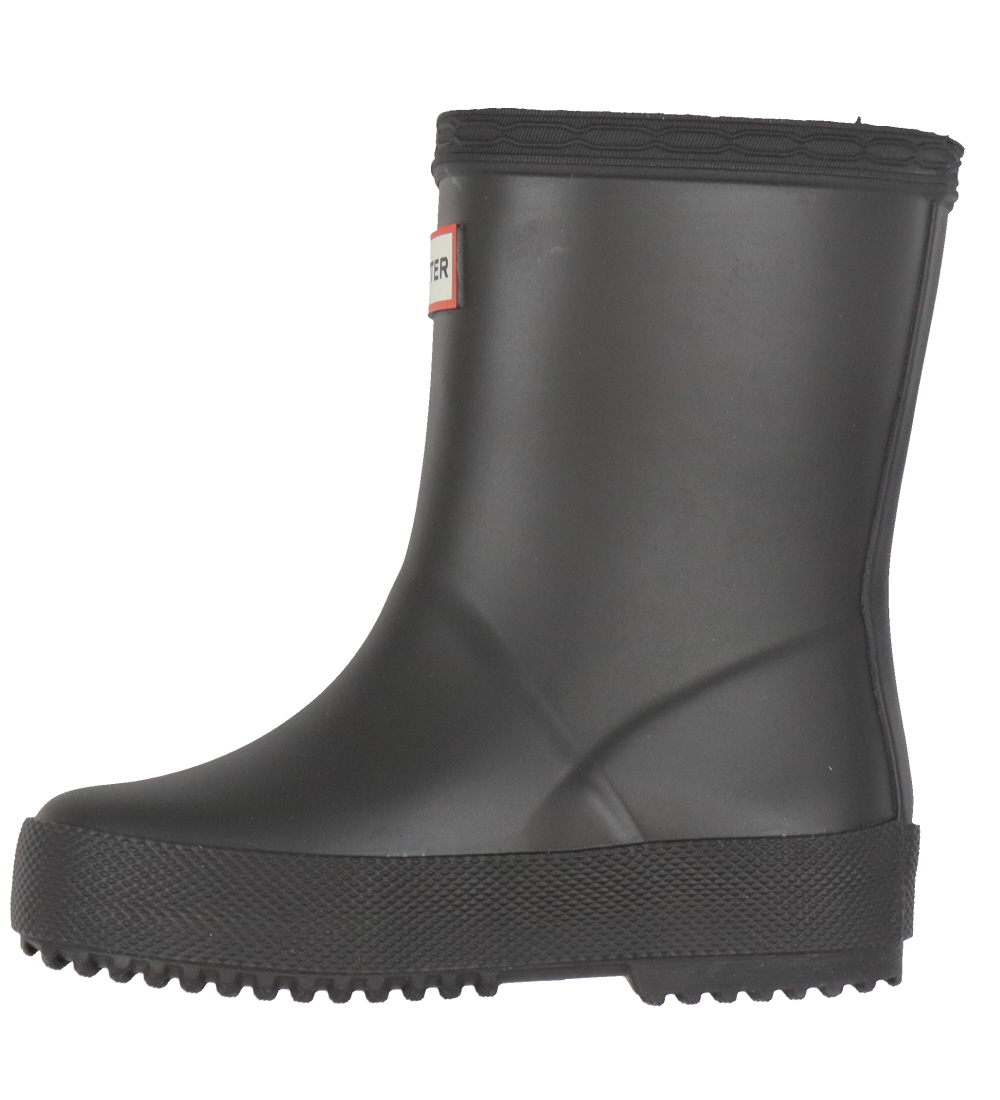 Hunter Rubber Boots - Kids First (Matte) - Black